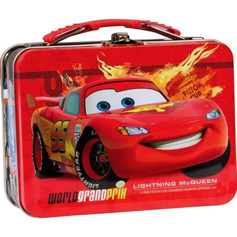 disney cars metal lunch box|Disney express lunch box.